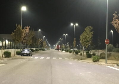 Alumbrado LED Polígono Industrial Saica El Burgo